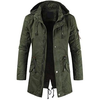 Long Cargo Parka Jacket