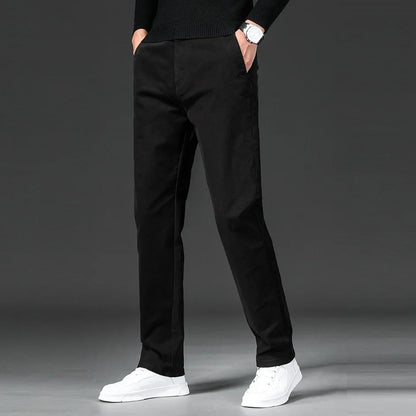 Straight Fit Cotton Pants