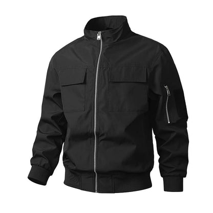 Elegant Windbreaker Bomber Jacket