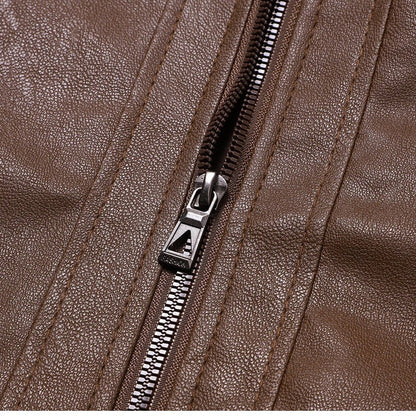 Vintage Leather Biker Jacket