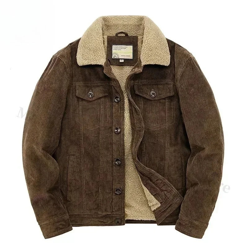 Corduroy Jacket With Cashmere Lining