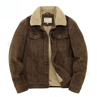 Corduroy Jacket With Cashmere Lining