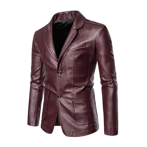 Business Casual Leather Jacket