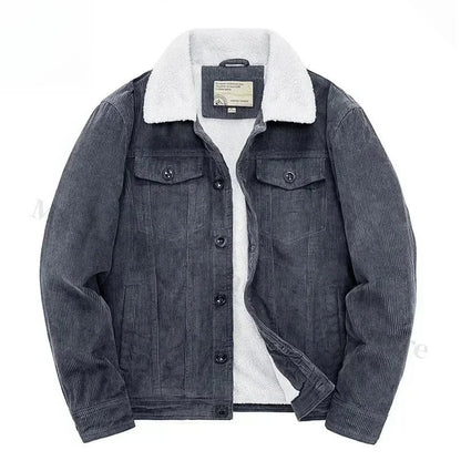 Corduroy Jacket With Cashmere Lining