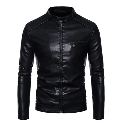 Plush Lined Leather Jacket