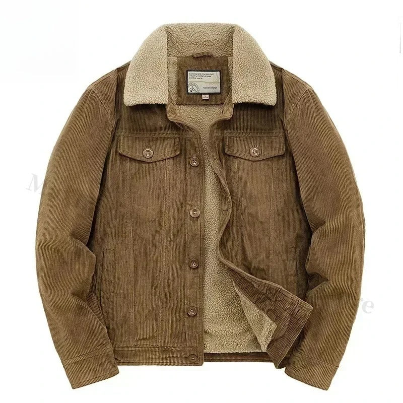 Corduroy Jacket With Cashmere Lining