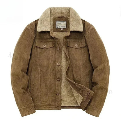 Corduroy Jacket With Cashmere Lining