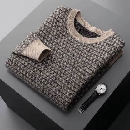 100 % Cashmere Rundhals-Pullover