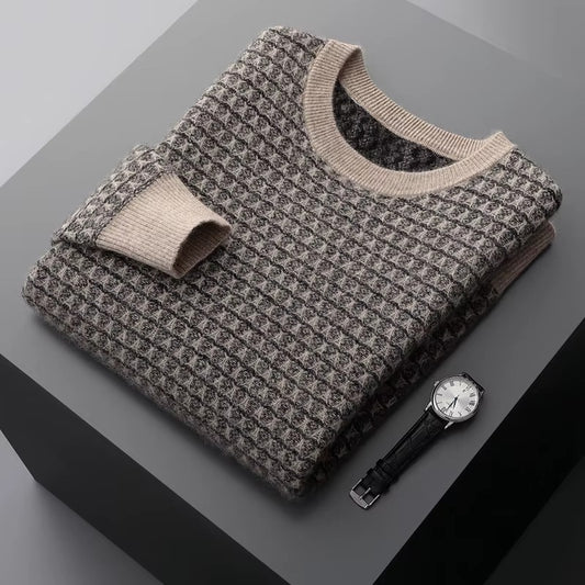 100 % Cashmere Rundhals-Pullover