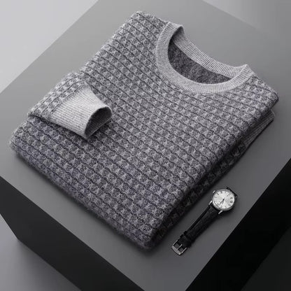 100 % Cashmere Rundhals-Pullover