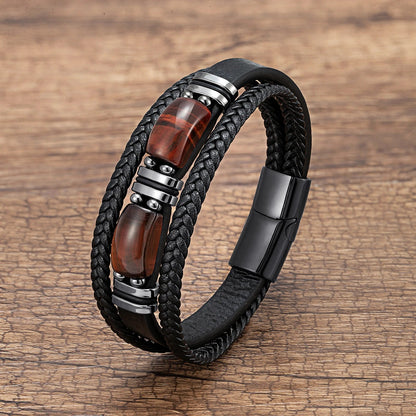 Woven Multi-Layer Men's Bracelet