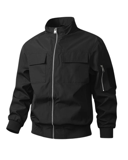 Elegant Windbreaker Bomber Jacket