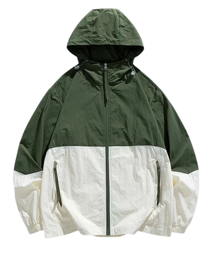 Hooded Windbreaker Jacket