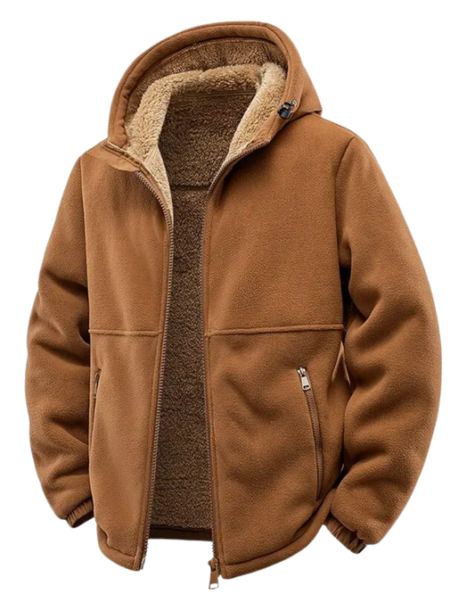 Elegant Wool Windproof Jacket