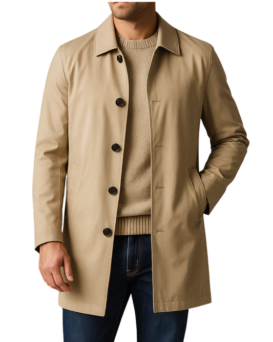 Elegant Men's Trench Coat