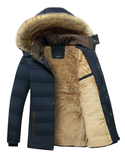 Elegant Cotton Fleece Winter Jacket