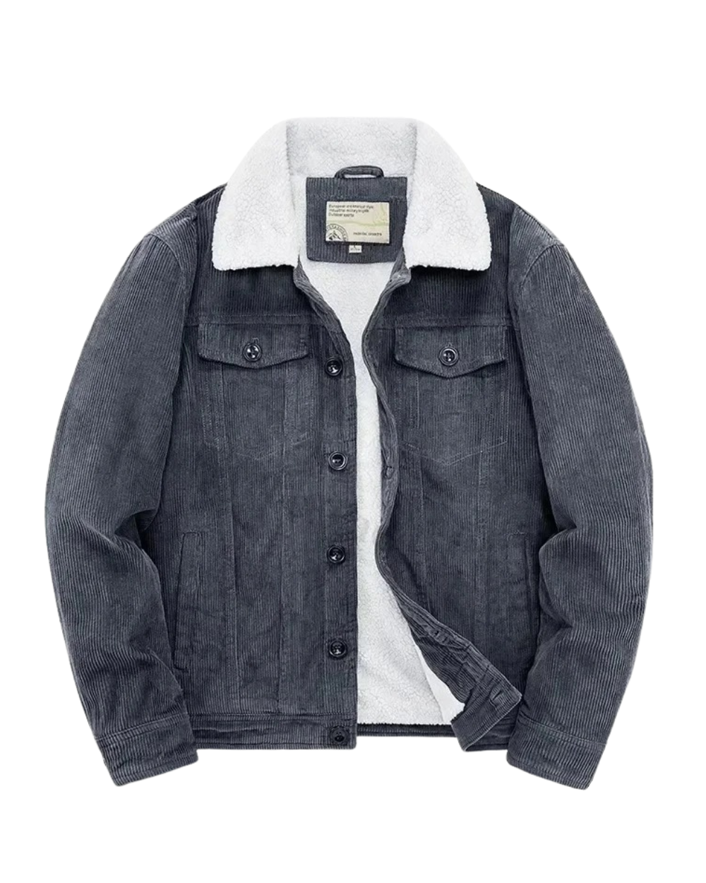 Corduroy Jacket With Cashmere Lining