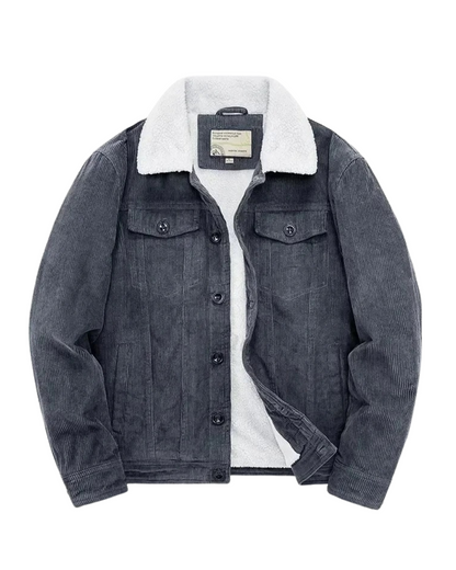 Corduroy Jacket With Cashmere Lining