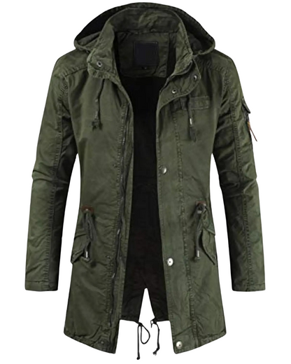 Long Cargo Parka Jacket