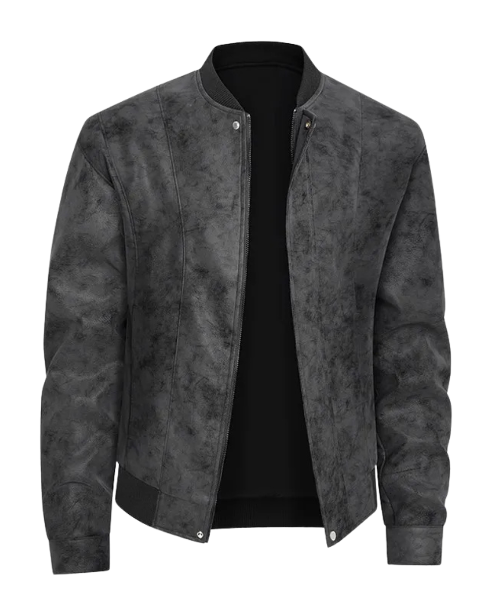 Suede Bomber Jacket