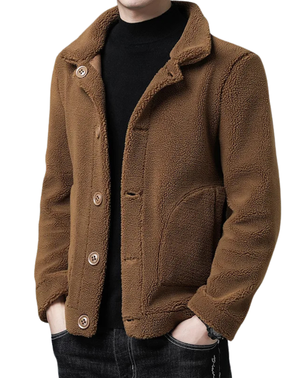 Wool Lined Plush Jacket