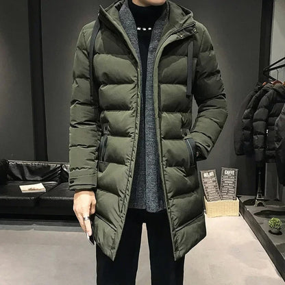 Long Men's Winter Jacket