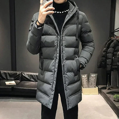 Long Men's Winter Jacket