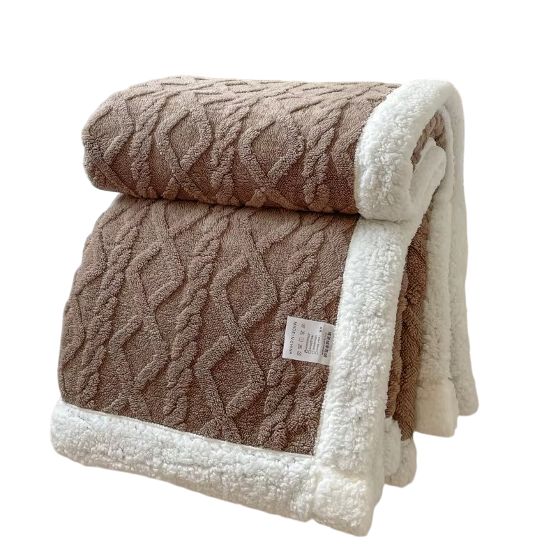 Doppelfleece Kuscheldecke – dick & warm