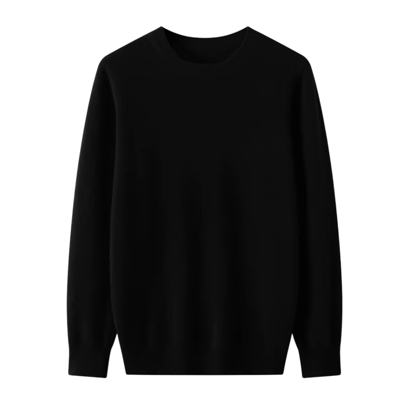 Merino Wool Rundhals-Pullover