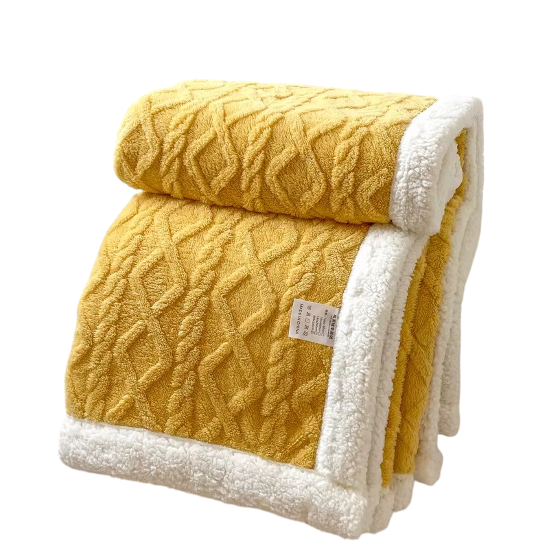 Doppelfleece Kuscheldecke – dick & warm