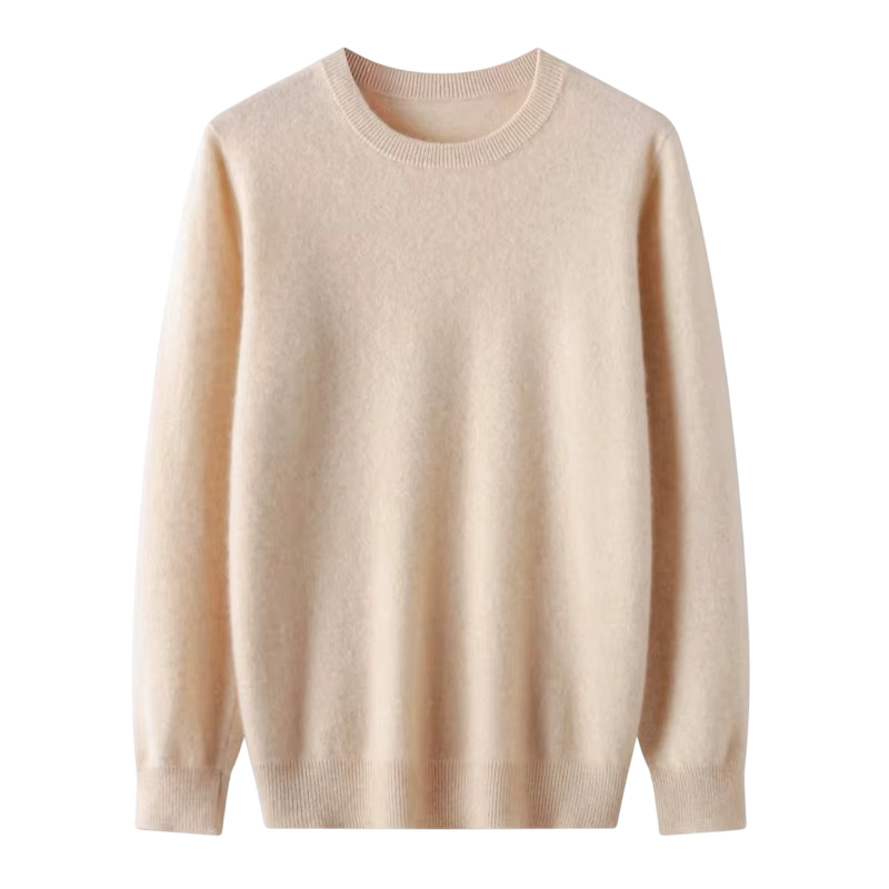 Merino Wool Rundhals-Pullover