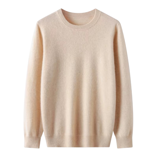 Merino Wool Rundhals-Pullover
