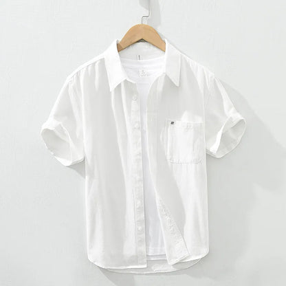Short Sleeved Cotton Shirt