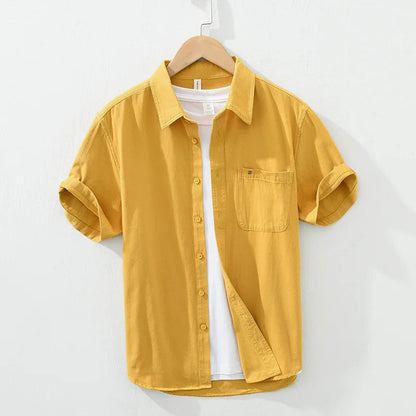 Short Sleeved Cotton Shirt