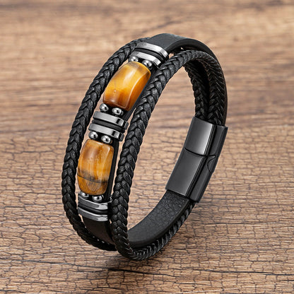 Woven Multi-Layer Men's Bracelet